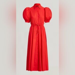 Ralph Lauren Vibrant Red Button-Up dress